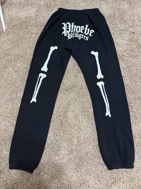 XS Phoebe Bridgers Skeleton Sweatpants